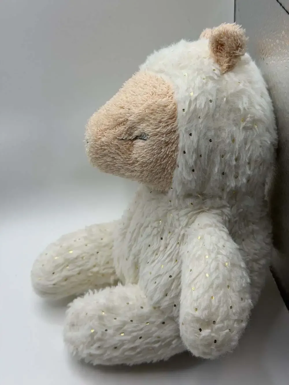 Pottery Barn Kids Luxe Plush Collection Sleepy Lamb Stuffed Animal